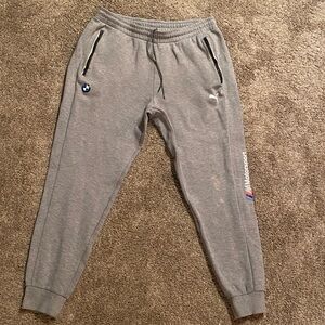 Grey BMW Puma Motorsport Pants